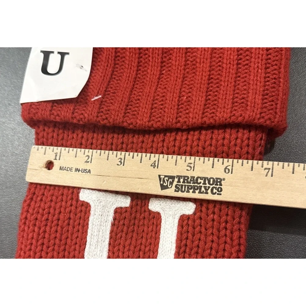 Wondershop Monogram Christmas Stocking Initial Letter U Red Knit‎ Target 17